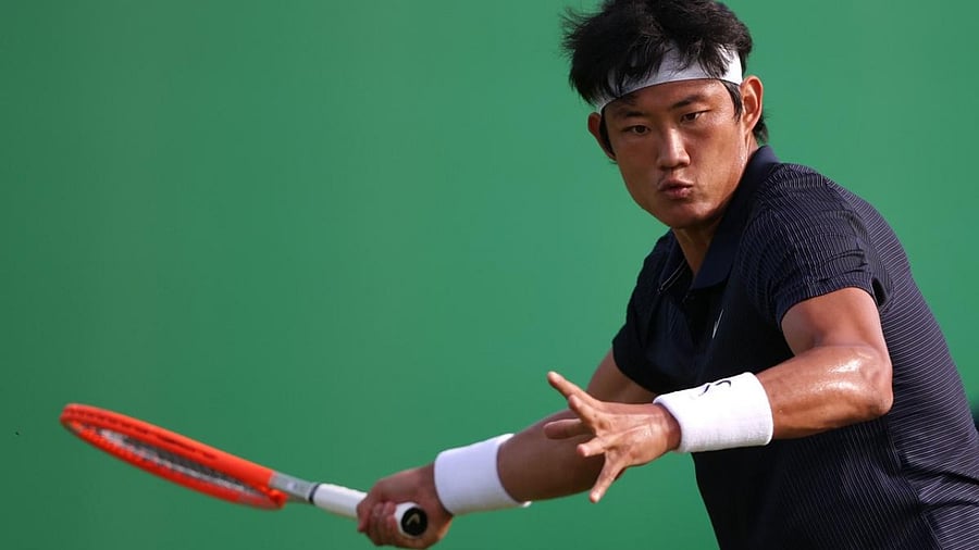 China's Zhizhen Zhang in action. Credit: Reuters Photo