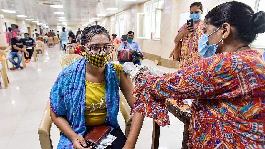 India’s cumulative Covid-19 vaccination coverage now stands at 31 crore or almost one-third of its target population of 95 crore. Credit: PTI Photo