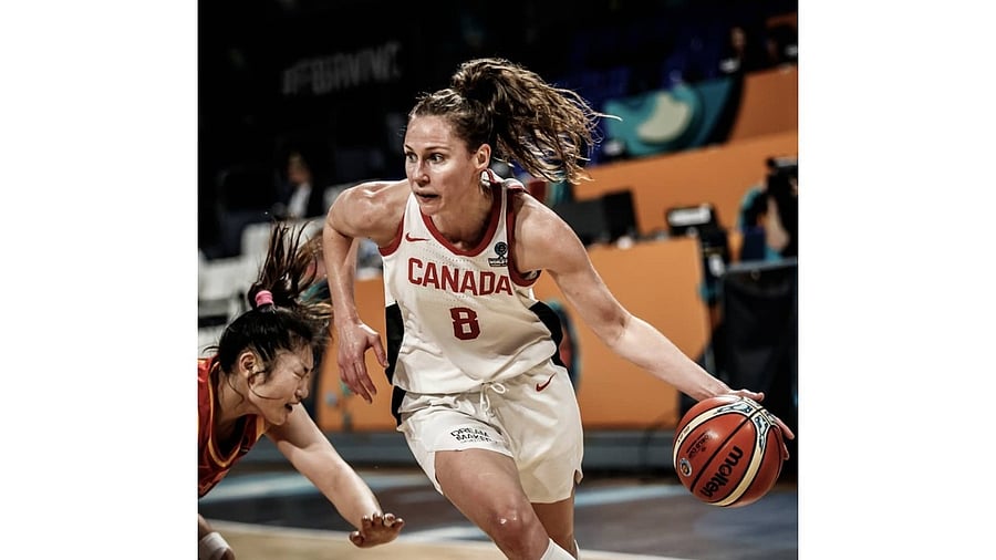 Canadian basketball player Kim Gaucher. Credit: Instagram/@kgaucher