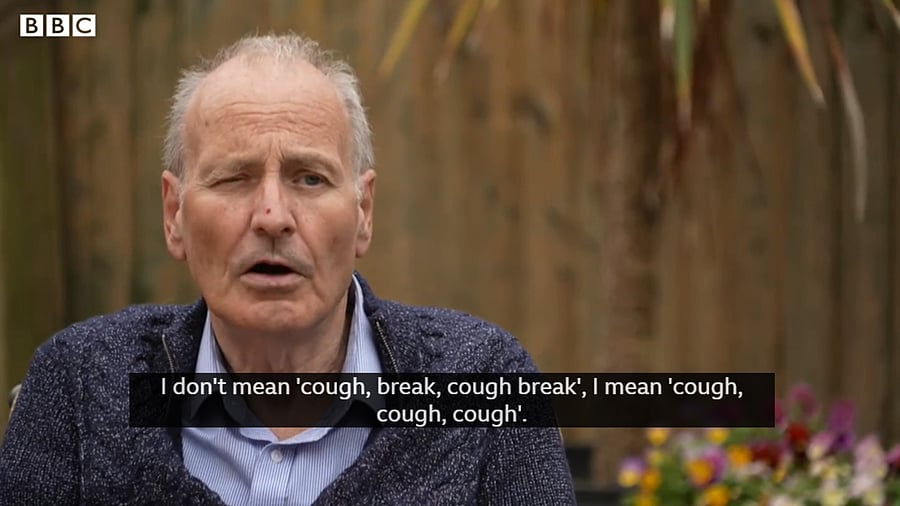 Dave Smith, a driving instructor and musician, was admitted to the hospital seven times in the last 10 months. Credit: Screengrab from his interview with BBC