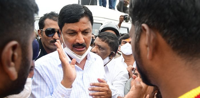 Former minister Ramesh Jarkiholi. Credit: DH File Photo