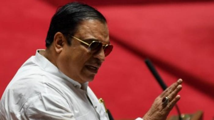 Congress MLC C M Ibrahim. Credit: DH Photo