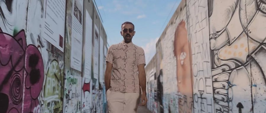 A screengrab from the video