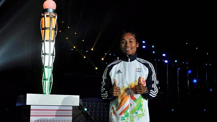 Indian athlete Hima Das. Credit: PTI File Photo