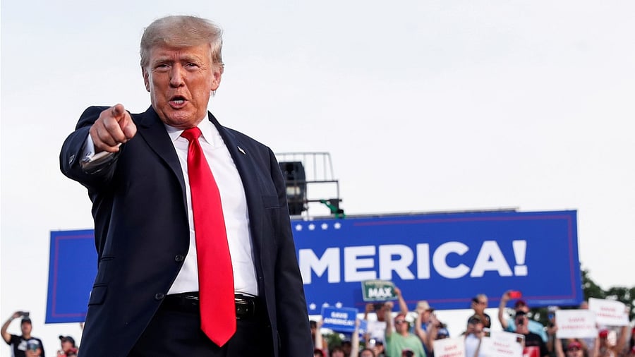 Former US President Donald Trump. Credit: Reuters Photo