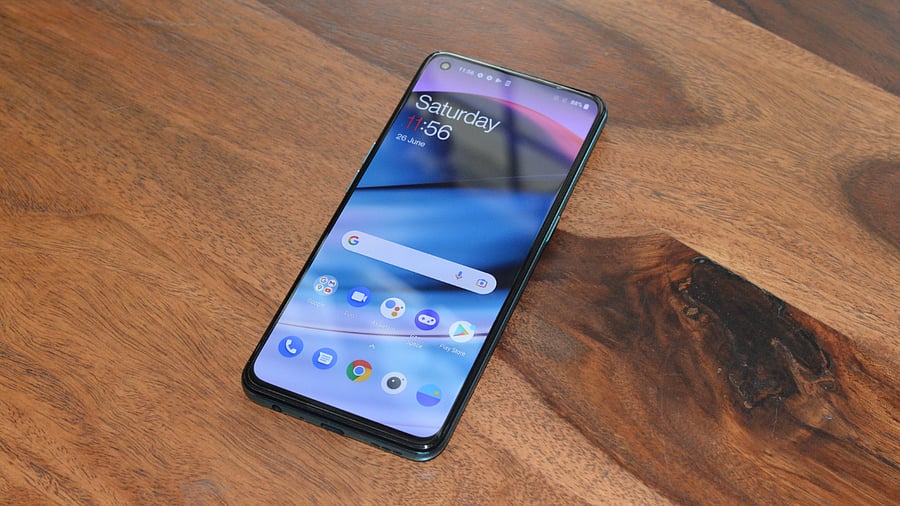 The OnePlus Nord CE. Credit: DH Photo/ Vivek Phadnis
