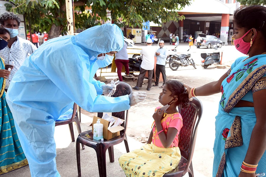 Paediatricians across Bengaluru spoke of having encountered many more MIS-C cases in the second wave than in the first wave. Credit: DH Photo