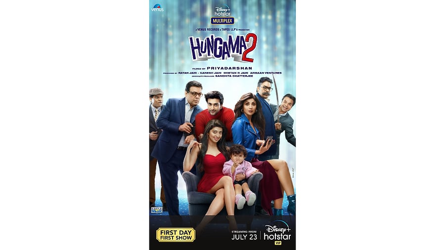 The official poster of 'Hungama 2'. Credit: PR Handout