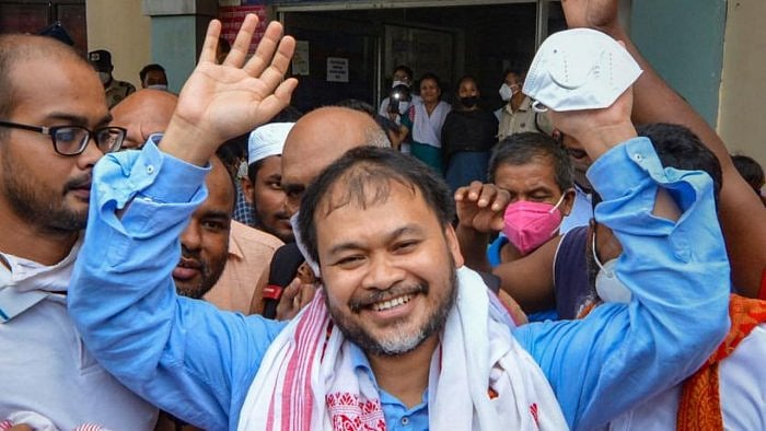 MLA from Sibsagar and RTI activist Akhil Gogoi. Credit: PTI Photo