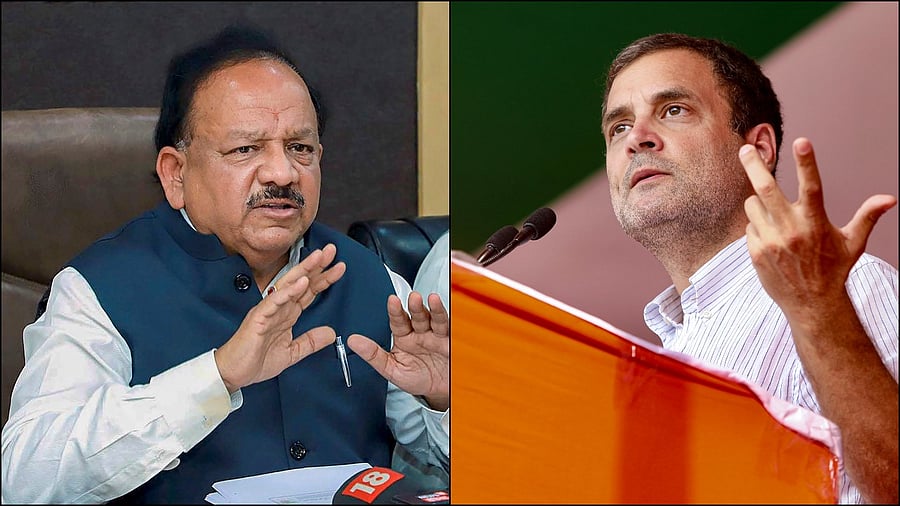 Responding to Rahul Gandhi's tweet on #wherearethevaccines, the Union Minister retorted "What is @RahulGandhi Ji’s problem?"