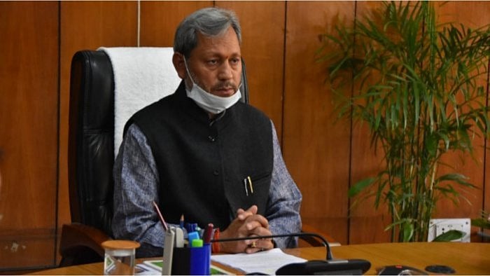 Tirath Singh Rawat. Credit: Twitter Photo/@TIRATHSRAWAT