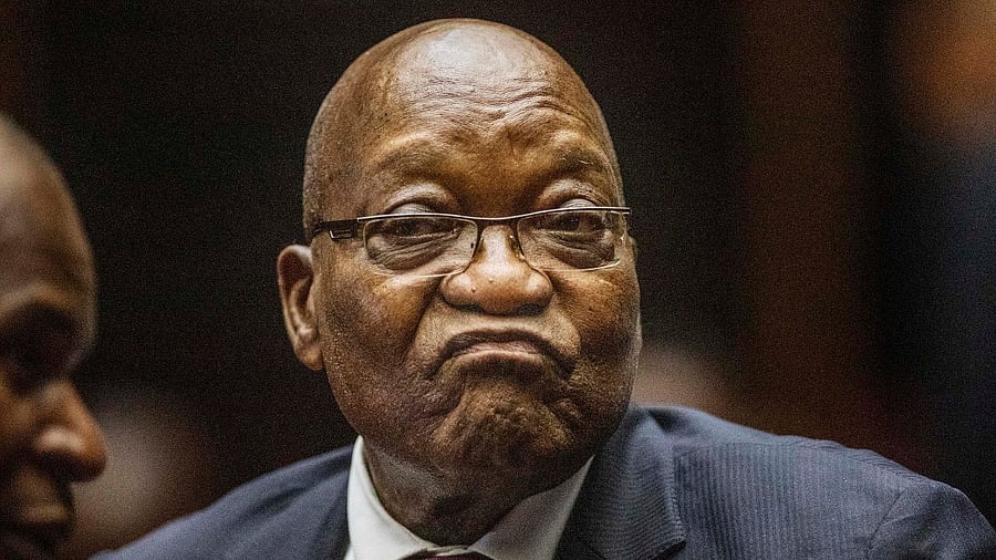 Former South African president Jacob Zuma. Credit: AP/PTI file photo