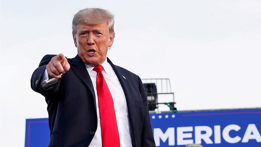 The Trump rally is expected to draw several thousand people from across the state. Credit: Reuters Photo