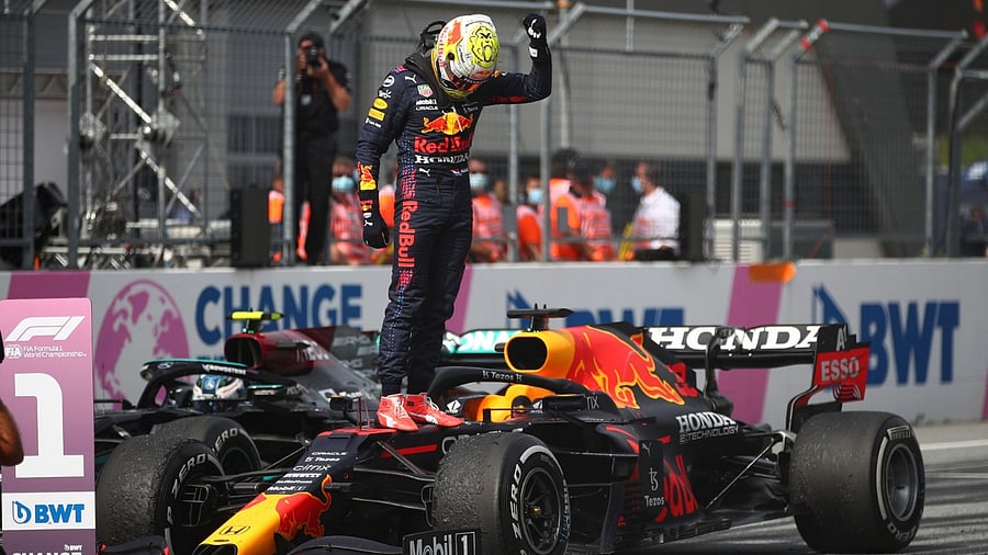 Verstappen also set the fastest lap to take his tally to 182 points after nine rounds. Credit: Reuters Photo