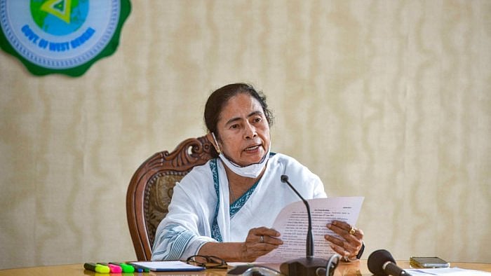 West Bengal Chief Minister Mamata Banerjee addresses at a press conference, in Kolkata. Credit: PTI File Photo