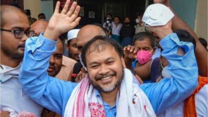 Independent MLA Akhil Gogoi. Credit: PTI Photo