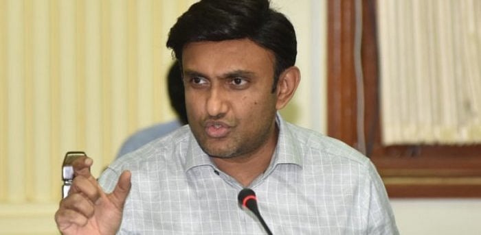 Karnataka Health Minister K Sudhakar. Credit: DH File Photo