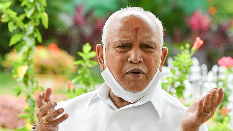 Karnataka CM B S Yediyurappa. Credit: CMO Karnataka