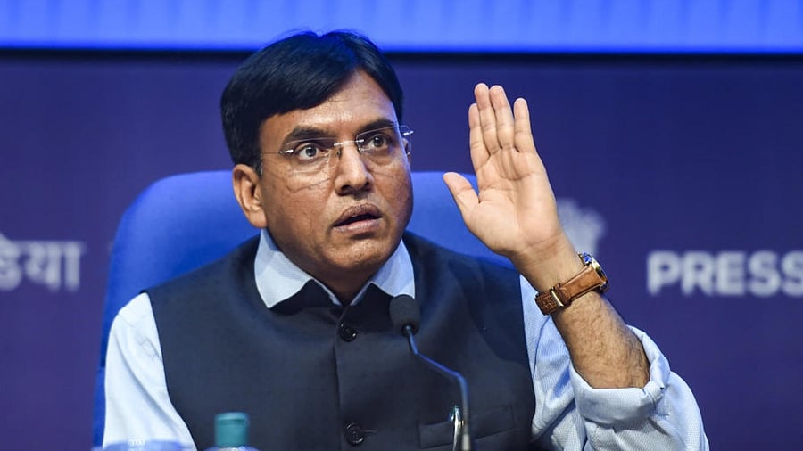 Health Minister Mansukh Mandaviya file photo. Credit: PTI Photo