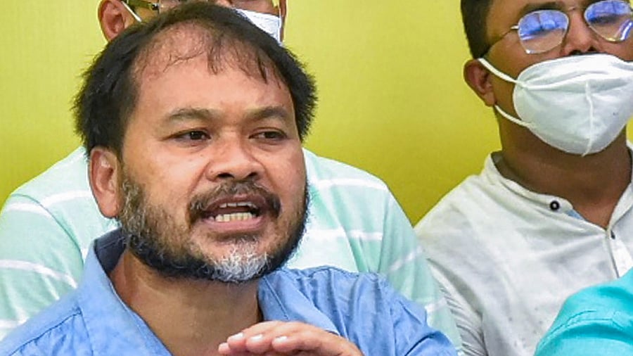 Assam MLA Akhil Gogoi. Credit: PTI File Photo