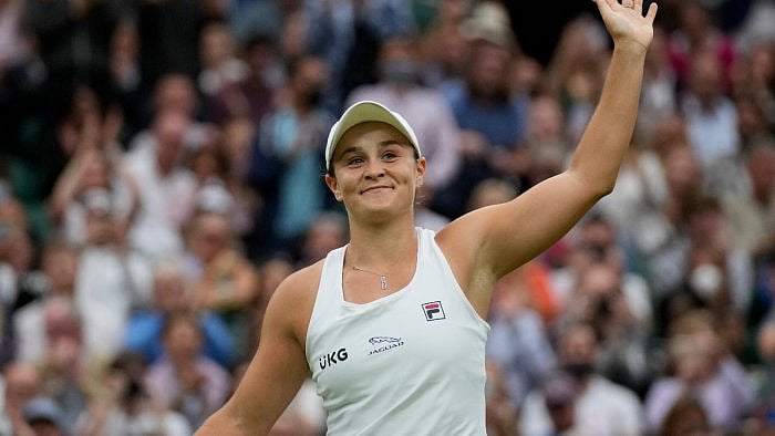Australia's Ashleigh Barty. Credit: AP Photo