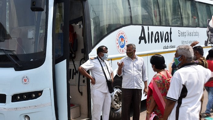 KSRTC bus. Credit: DH Photo
