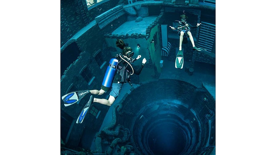 An inside view of Deep Dive Dubai. Credit: deepdivedubai.com