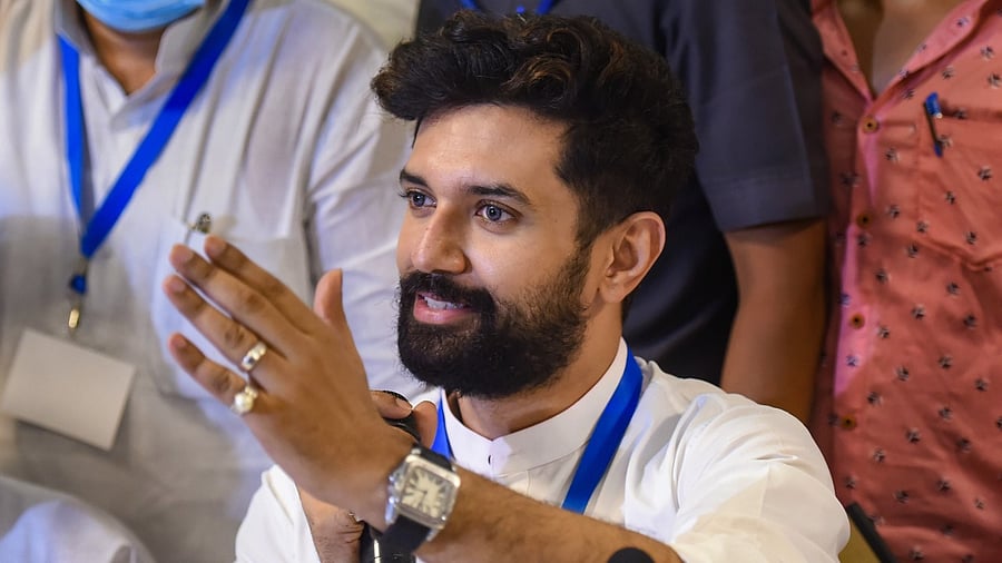 LJP leader Chirag Paswan. Credit: PTI File Photo
