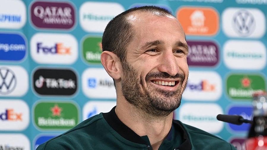 Veteran Italy defender Giorgio Chiellini. Credit: AFP Photo