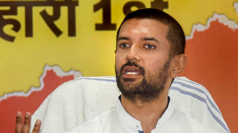 LJP leader Chirag Paswan. Credit: PTI file photo