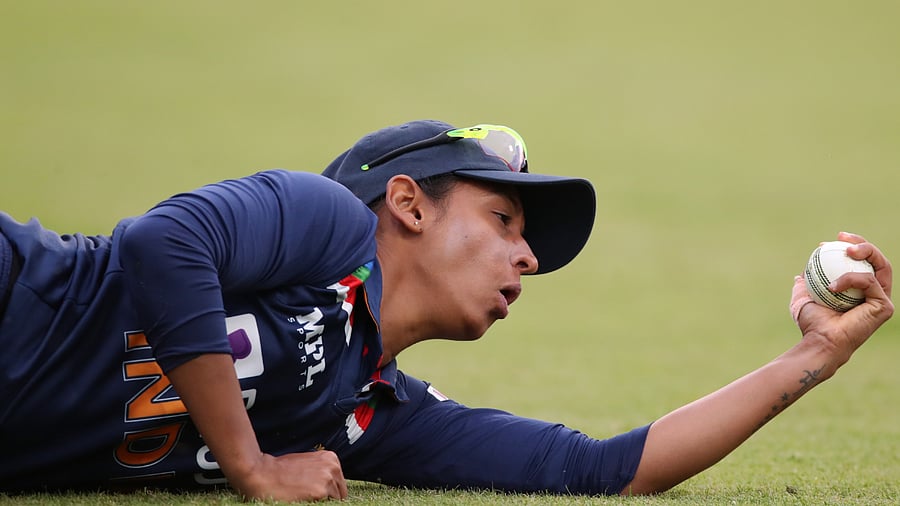 India skipper Harmanpreet Kaur. Credit: Reuters Photo