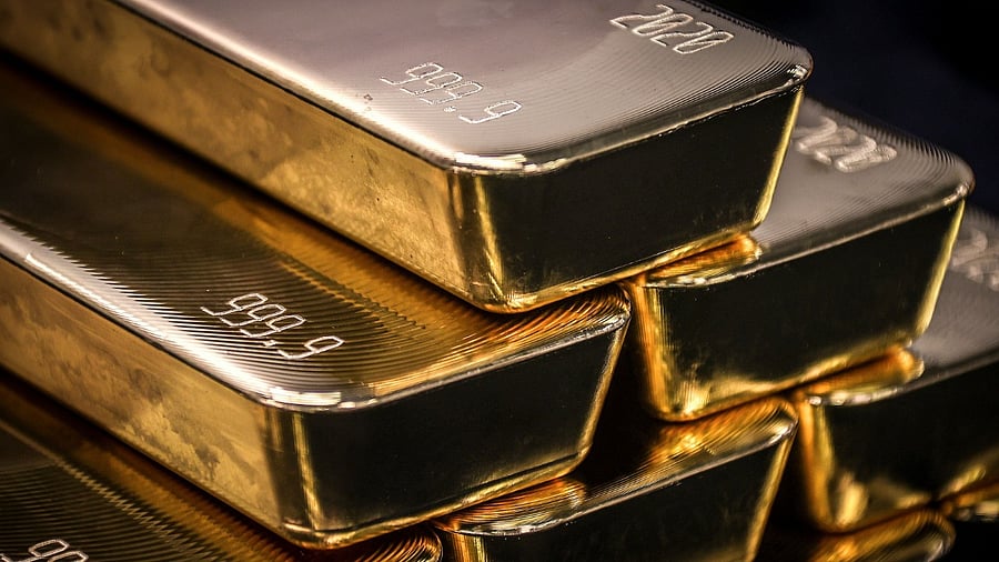 US gold futures were 0.2 per cent higher at $1,808.70. Credit: AFP File Photo/Representative
