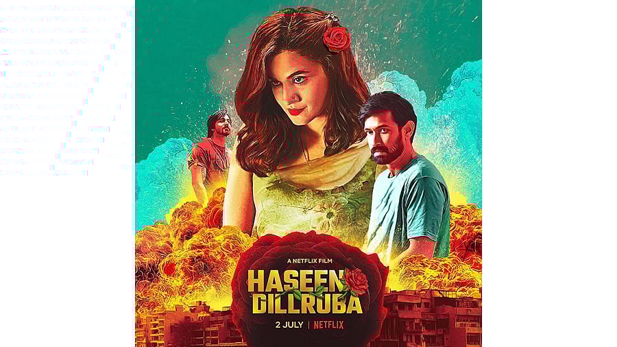 The official poster of 'Haseen Dillruba'. Credit: IMDb