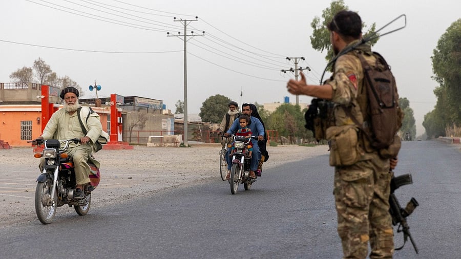 In a statement, insurgent spokesman Zabihullah Mujahid assured traders and residents there that their 'security is guaranteed'. Credit: Reuters Photo