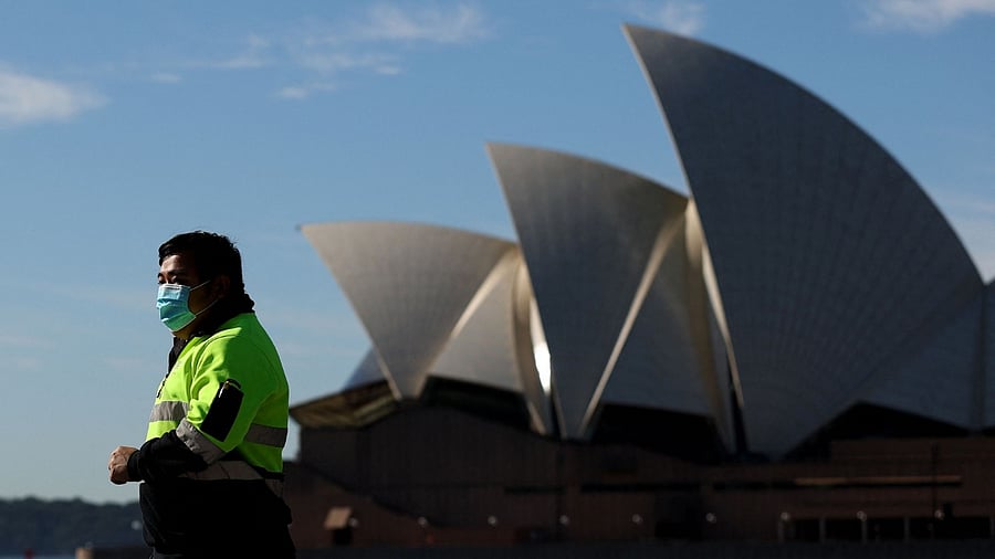 Of the 97 new cases, 24 people were infectious in the community. Credit: AFP Photo