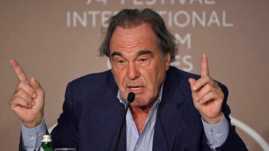 US director Oliver Stone. Credit: AFP Photo