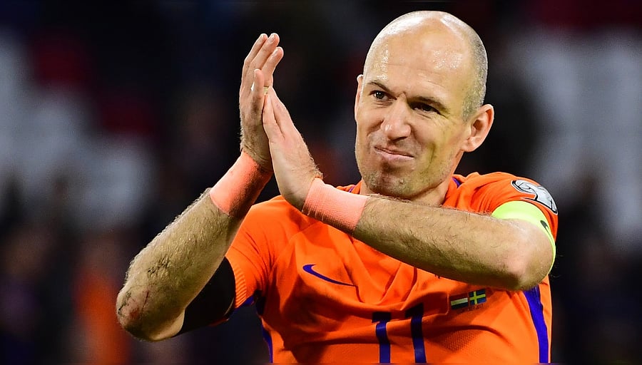 Playing for the Netherlands, Robben had a major part in propelling the Dutch team to a World Cup final in South Africa in 2010. Credit: AFP File Photo