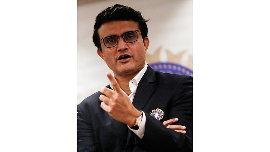 BCCI president Sourav Ganguly. Credit: Reuters File Photo