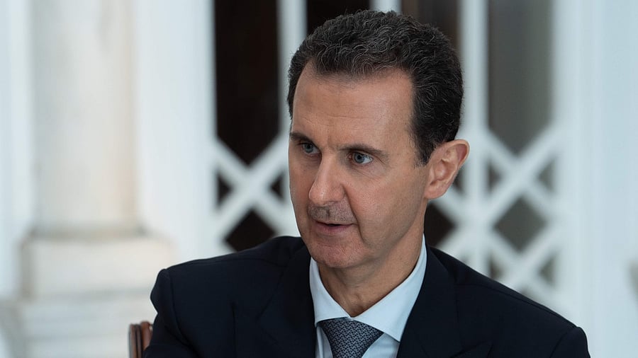 A handout picture released by the official Syrian Arab News Agency (SANA) on October 31, 2019 shows President Bashar al-Assad. Credit: AFP Photo