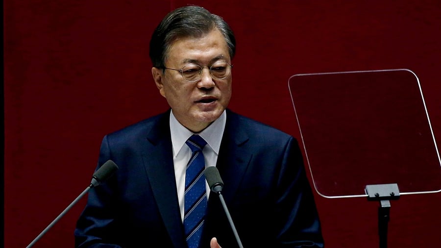 South Korean President Moon Jae-in. Credit: Reuters file photo