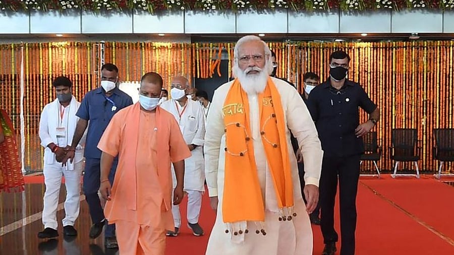 The Sangh also asked the BJP leaders and workers to reach out to the masses and popularise the achievements of the state government. Credit: AFP Photo