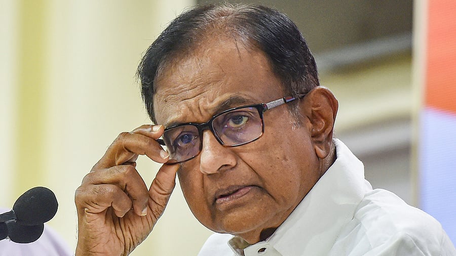 Senior Congress leader P Chidambaram. Credit: PTI Photo