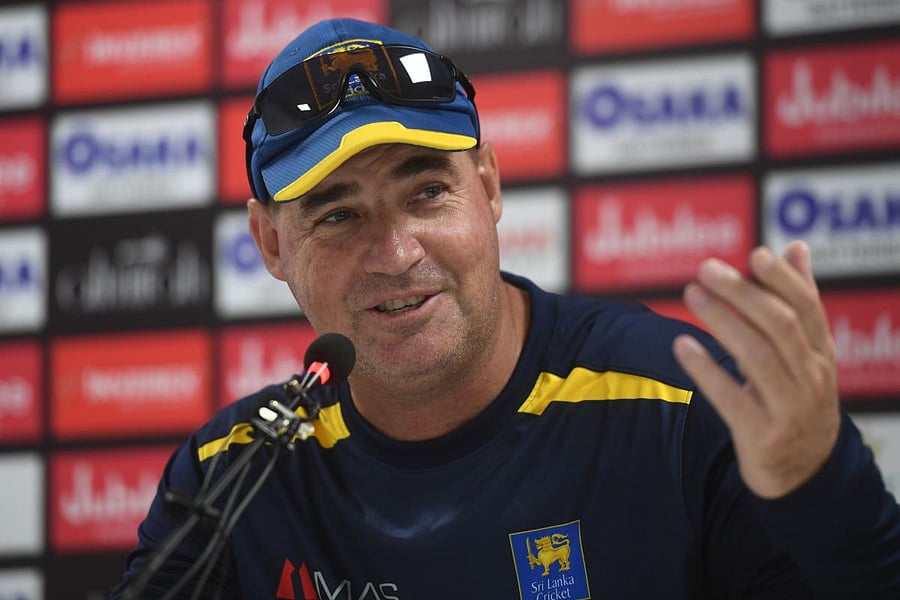 Sri Lanka's head coach Mickey Arthur. Credit: AFP Photo