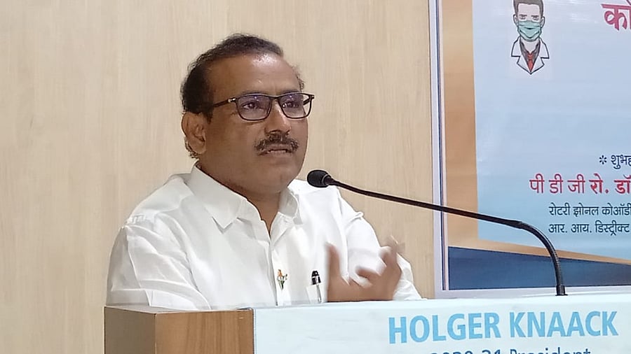 Health Minister Rajesh Tope. Photo credit: Twitter/@rajeshtope11