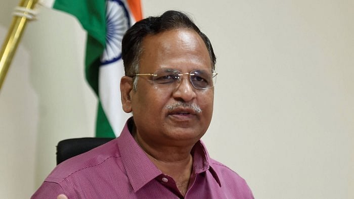 Delhi Health Minister Satyendar Jain. Credit: PTI File Photo