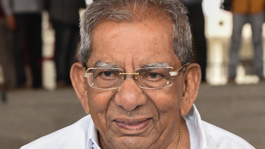 Shamanur Shivashankarappa. Credit: DH File Photo