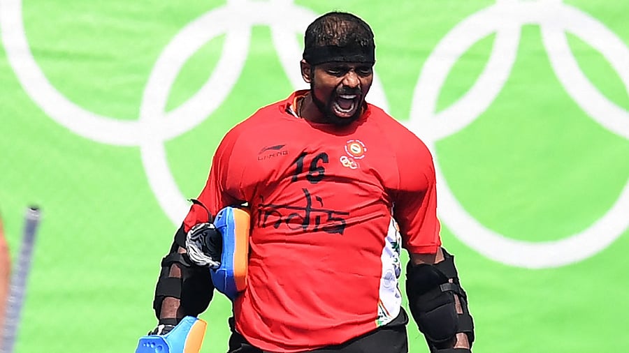 P R Sreejesh. Credit: AFP file photo