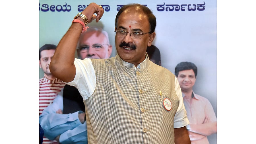 Arvind Limbavali. Credit: DH Photo
