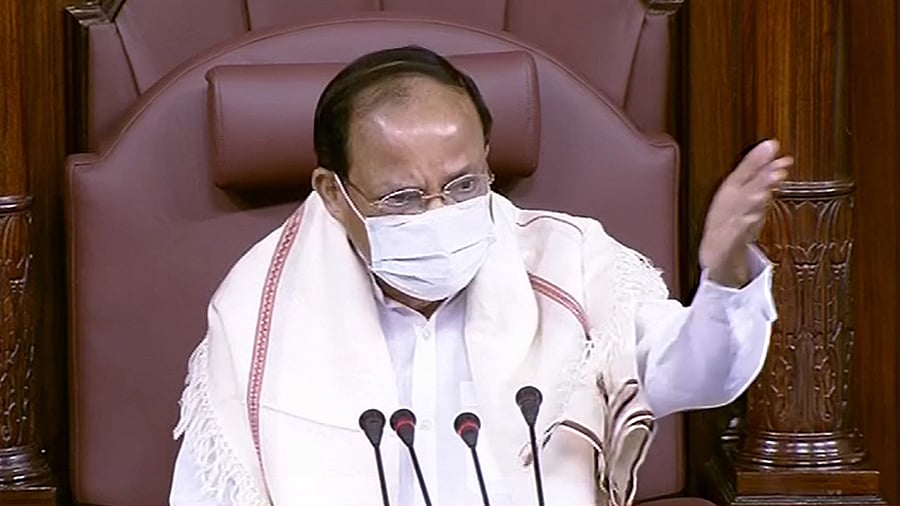 Rajya Sabha Chairman M Venkaiah Naidu. Credit: PTI Photo