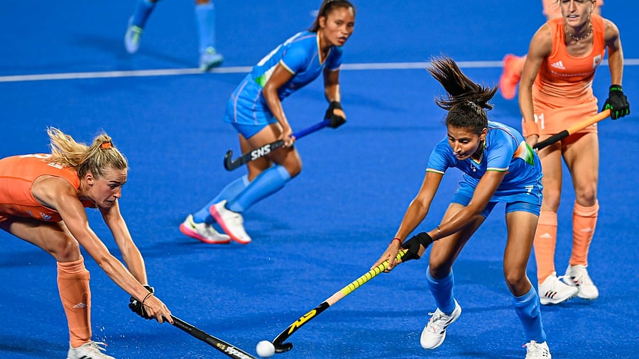 India vs Netherlands at the hockey opener of Tokyo Olympics. Credit: PTI Photo